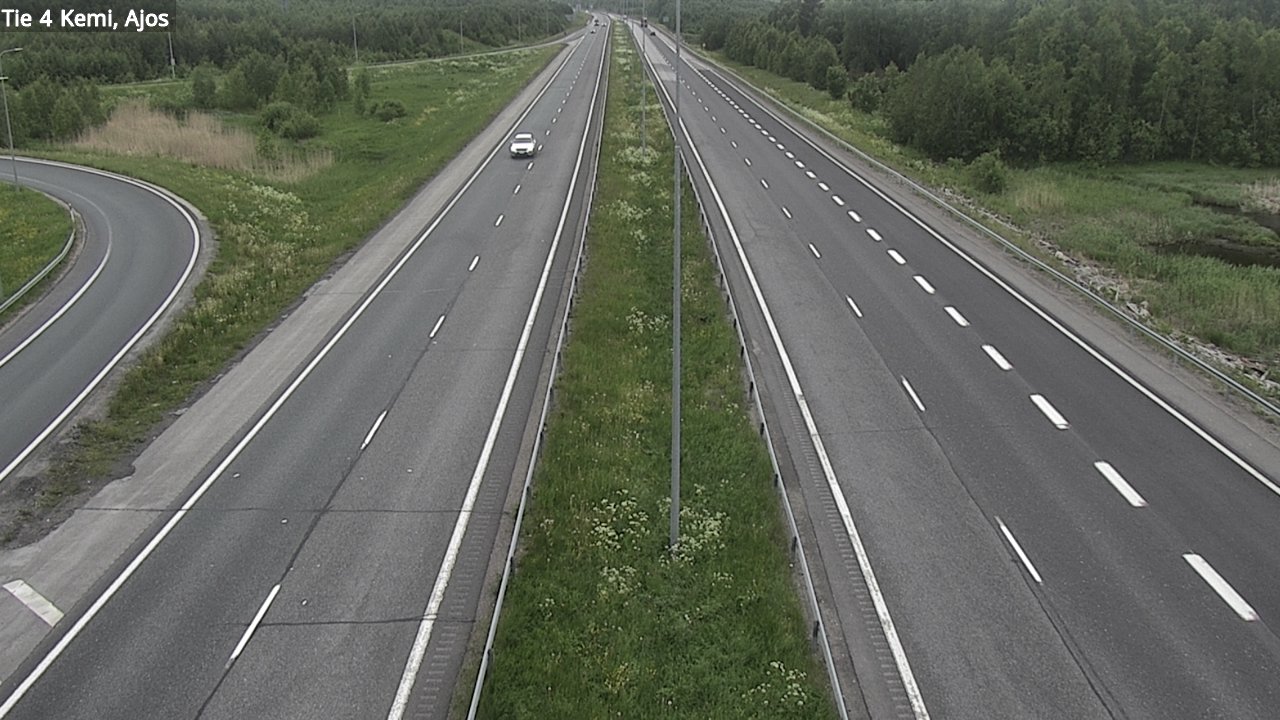 Kelikamerat Kuva Tie 4 Kemi, Ajos, Kemi, Lappi