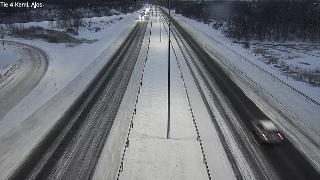 Weather Camera Image Väg 4 Kemi, Ajos, Kemi, Lappi