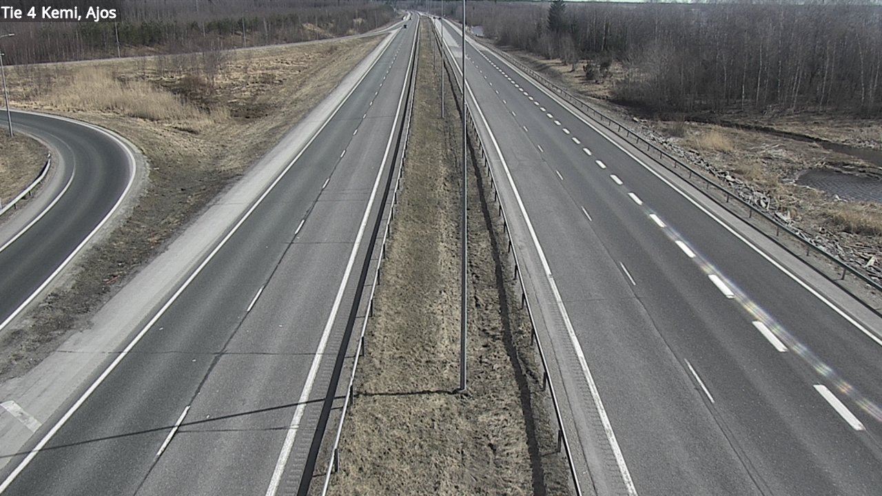 Weather Camera Image Road 4 Kemi, Ajos, Kemi, Lappi