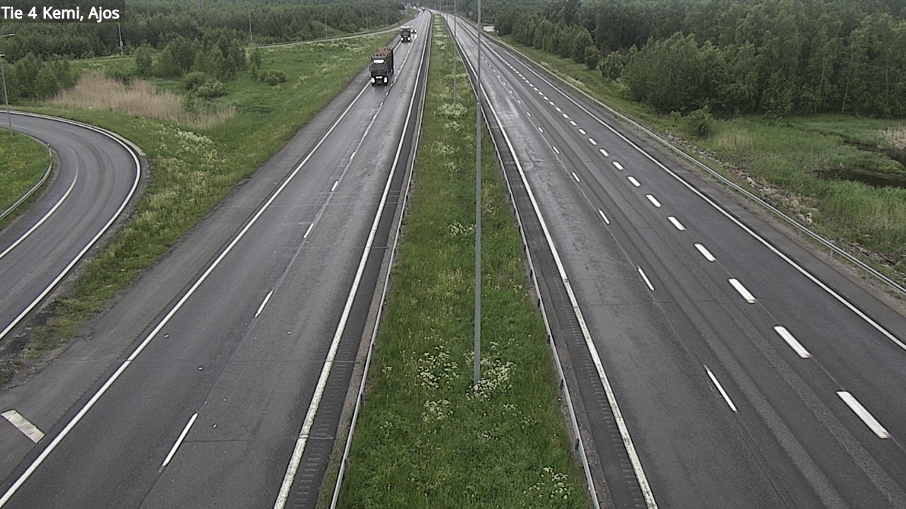 Kelikamerat Kuva Tie 4 Kemi, Ajos, Kemi, Lappi