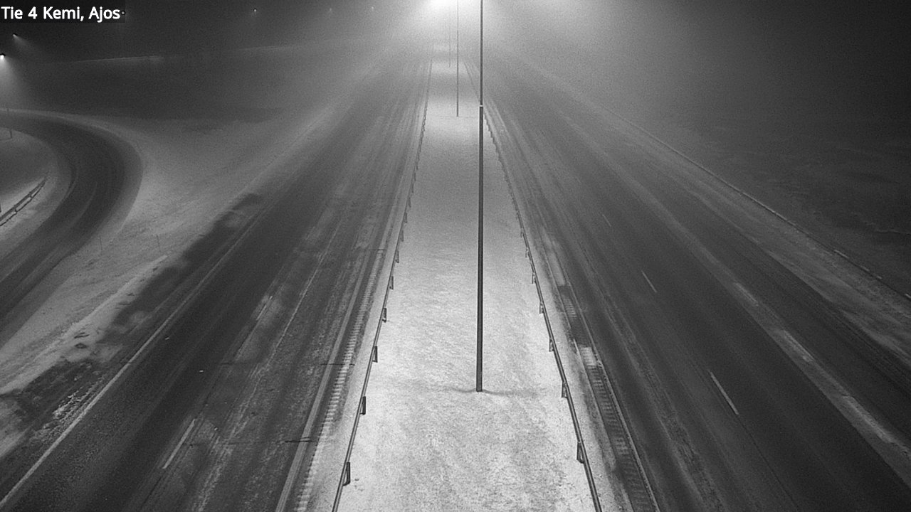 Weather Camera Image Väg 4 Kemi, Ajos, Kemi, Lappi