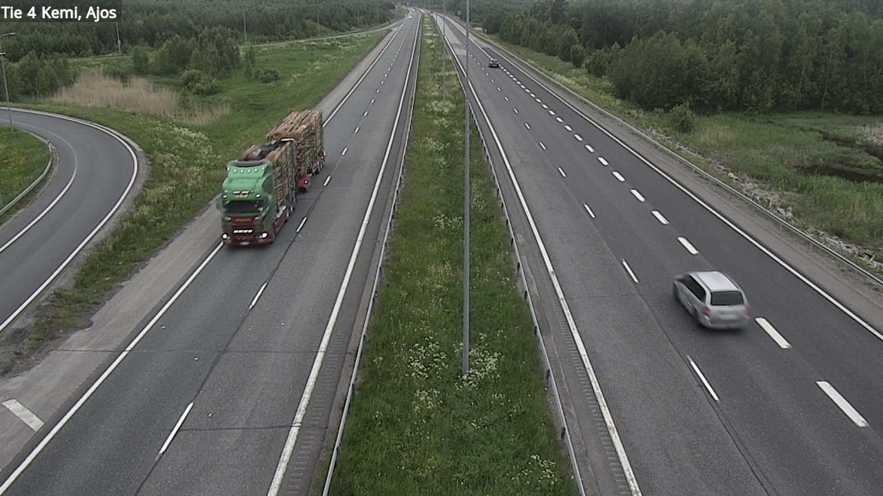 Kelikamerat Kuva Tie 4 Kemi, Ajos, Kemi, Lappi