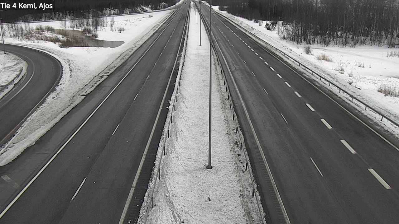 Kelikamerat Kuva Tie 4 Kemi, Ajos, Kemi, Lappi