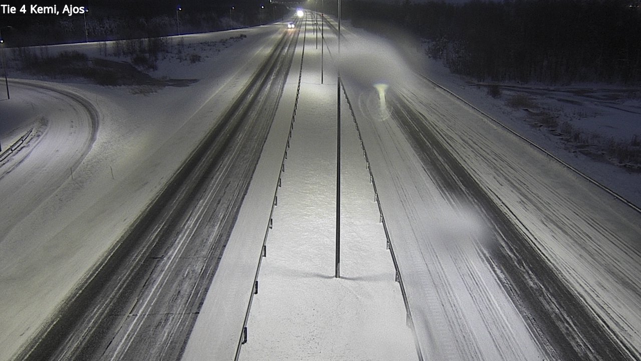 Weather Camera Image Väg 4 Kemi, Ajos, Kemi, Lappi