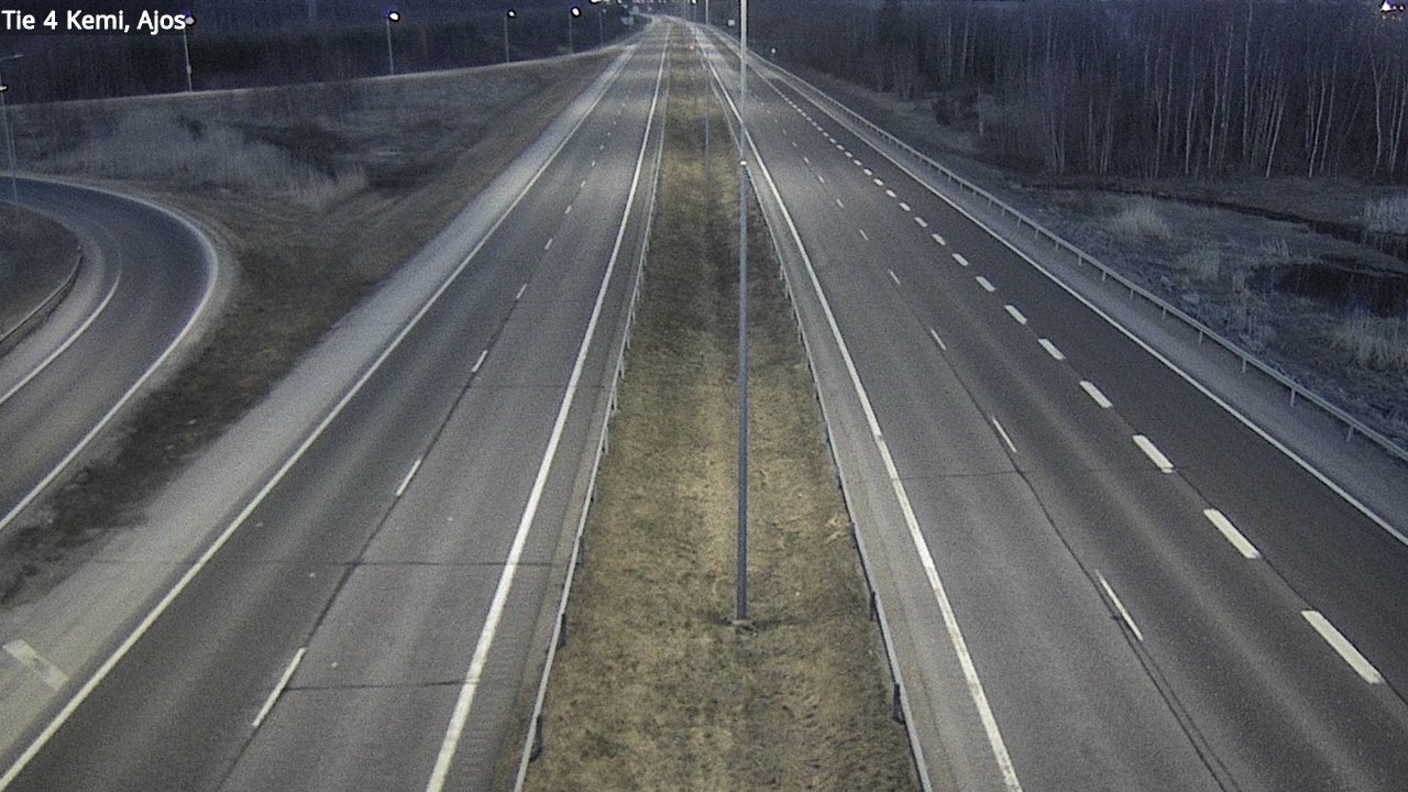 Kelikamerat Kuva Tie 4 Kemi, Ajos, Kemi, Lappi