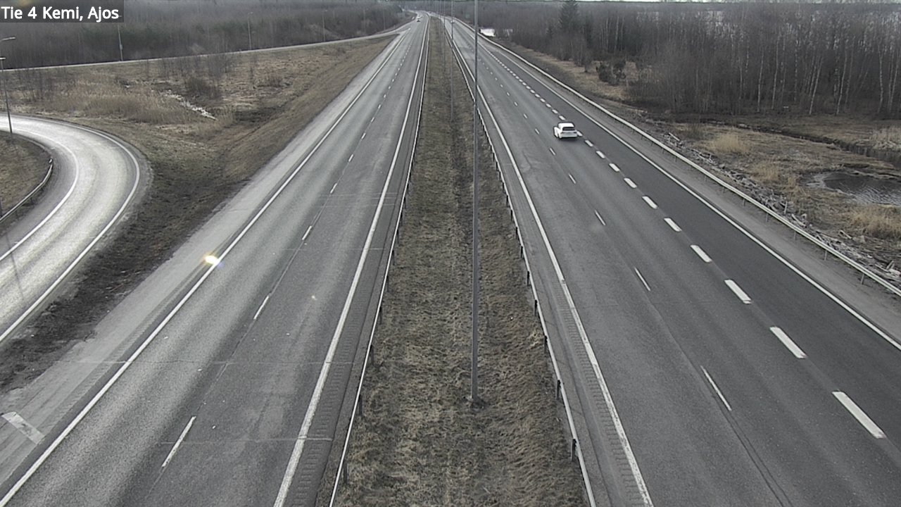 Weather Camera Image Road 4 Kemi, Ajos, Kemi, Lappi