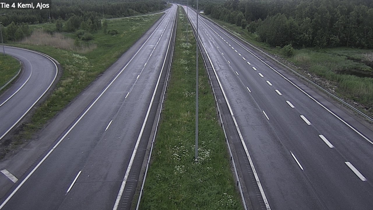 Kelikamerat Kuva Tie 4 Kemi, Ajos, Kemi, Lappi