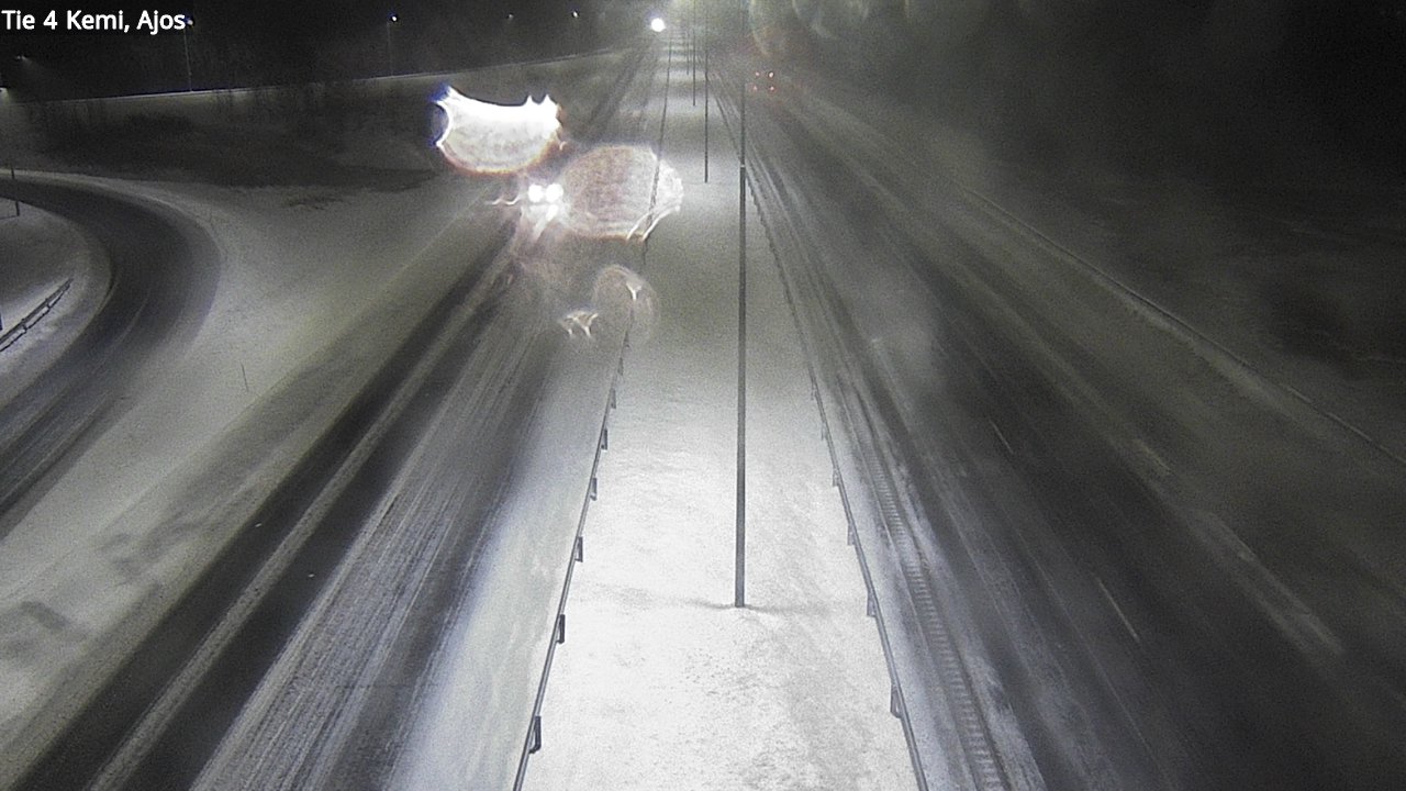 Weather Camera Image Väg 4 Kemi, Ajos, Kemi, Lappi