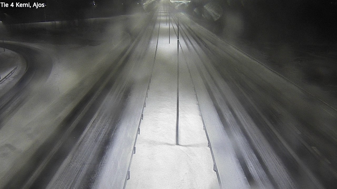 Weather Camera Image Väg 4 Kemi, Ajos, Kemi, Lappi
