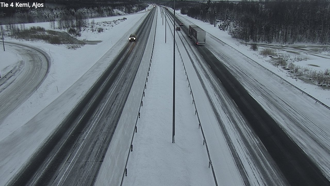 Weather Camera Image Väg 4 Kemi, Ajos, Kemi, Lappi
