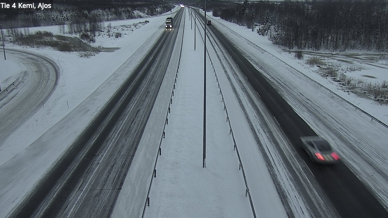 Weather Camera Image Väg 4 Kemi, Ajos, Kemi, Lappi