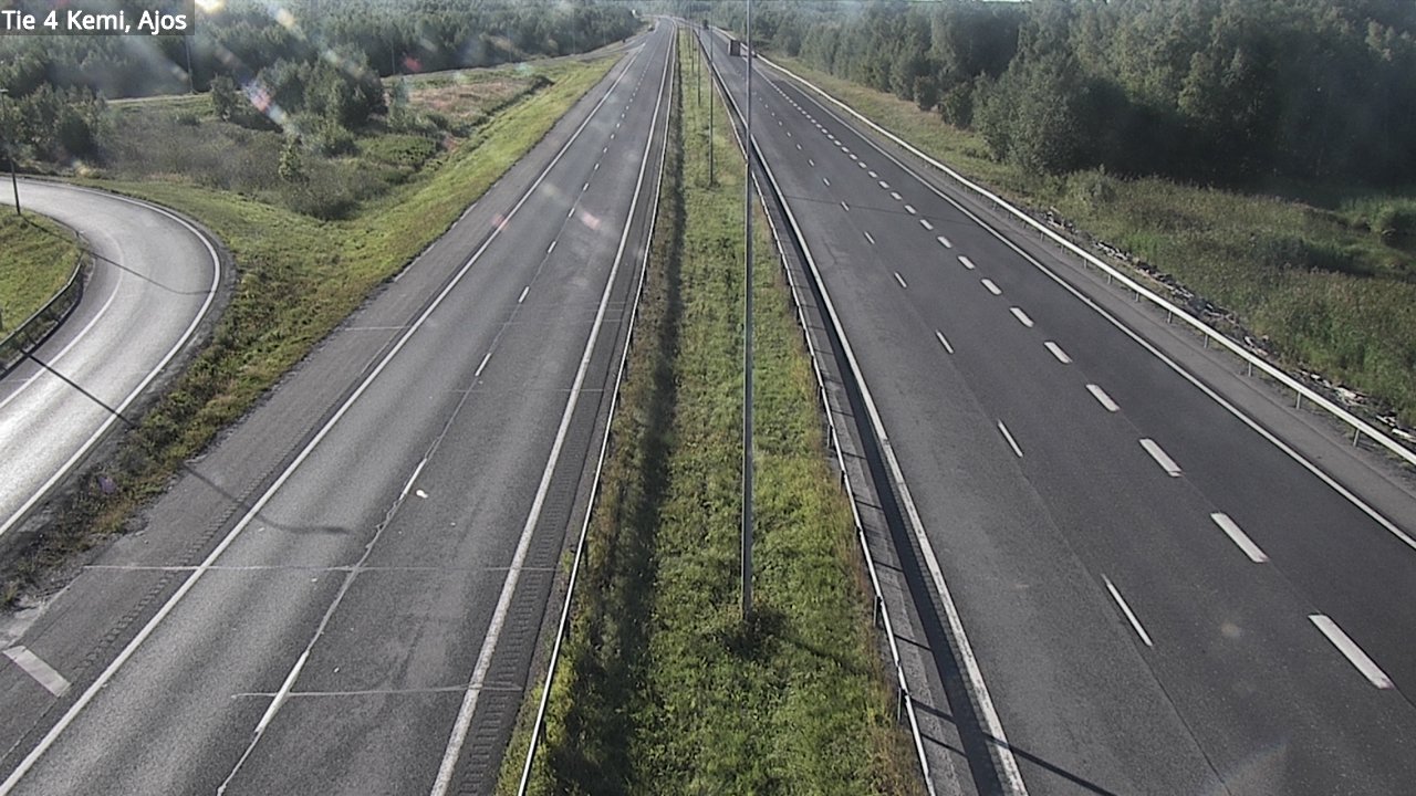 Weather Camera Image Road 4 Kemi, Ajos, Kemi, Lappi