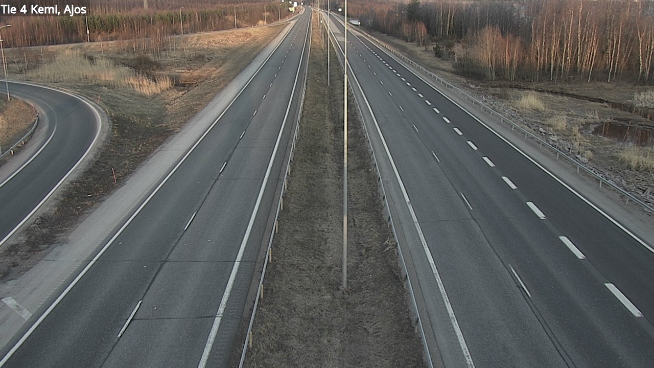 Weather Camera Image Road 4 Kemi, Ajos, Kemi, Lappi