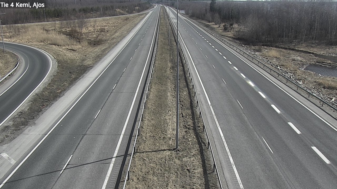 Weather Camera Image Road 4 Kemi, Ajos, Kemi, Lappi