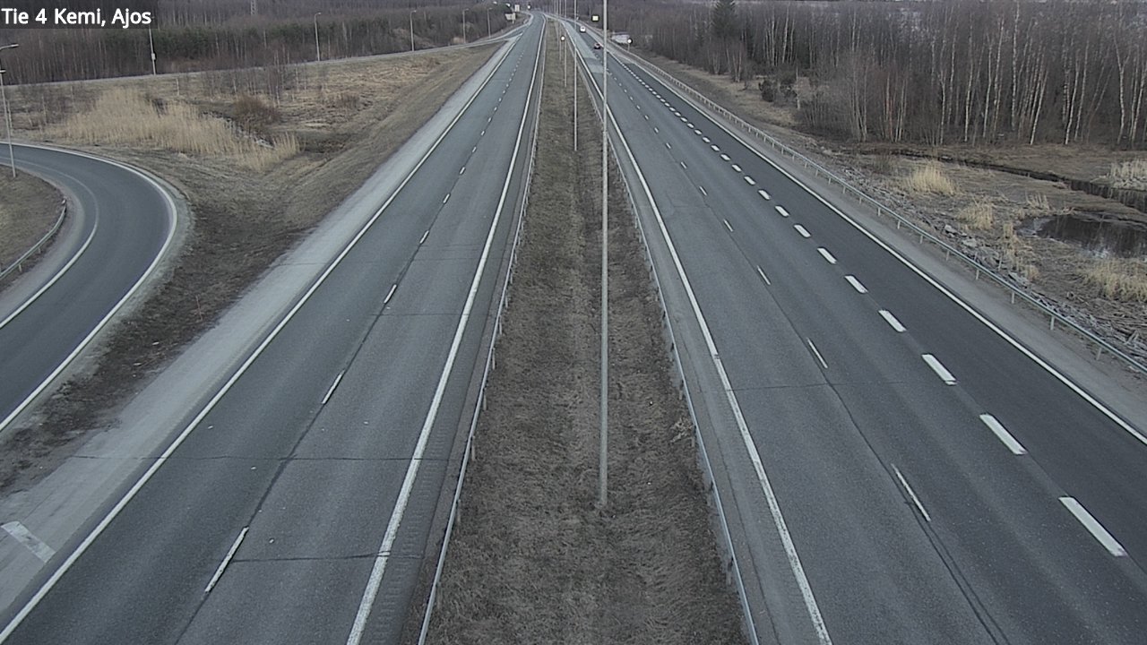 Weather Camera Image Road 4 Kemi, Ajos, Kemi, Lappi
