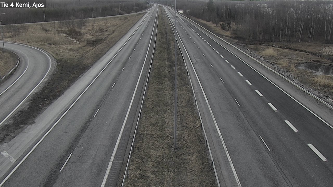 Weather Camera Image Road 4 Kemi, Ajos, Kemi, Lappi
