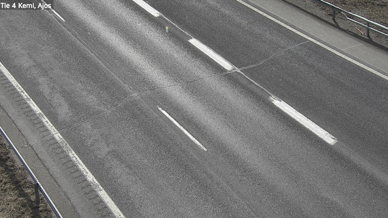 Weather Camera Image Väg 4 Kemi, Ajos, Kemi, Lappi