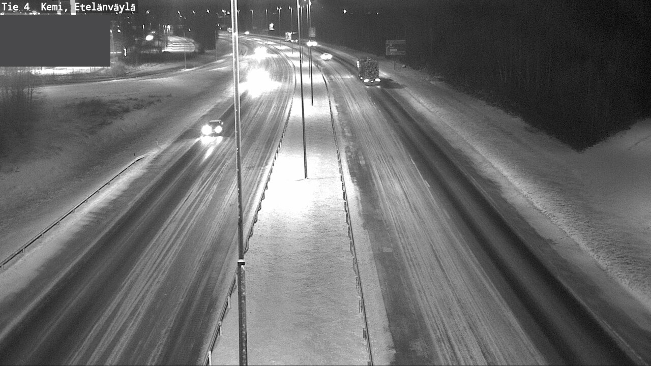 Weather Camera Image Road 4 Kemi, Etelänväylä, Kemi, Lappi