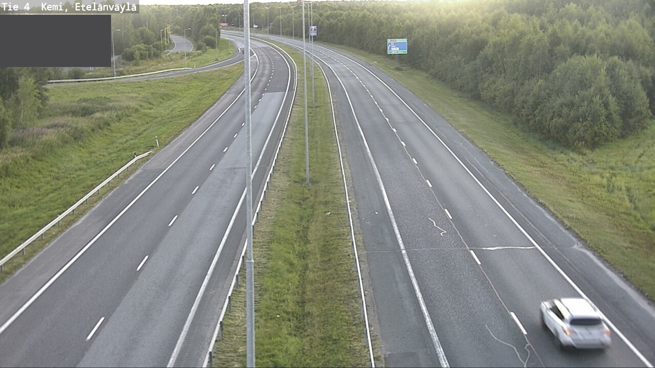 Weather Camera Image Väg 4 Kemi, Etelänväylä, Kemi, Lappi
