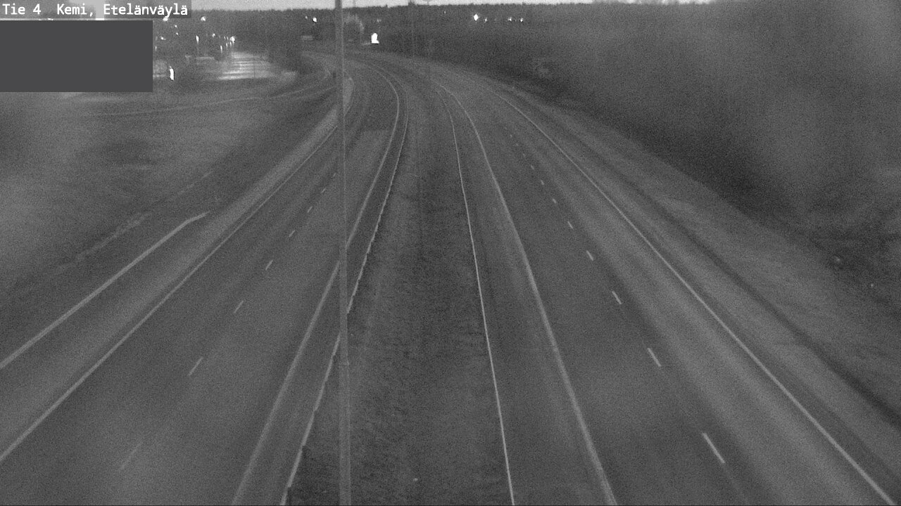 Weather Camera Image Road 4 Kemi, Etelänväylä, Kemi, Lappi