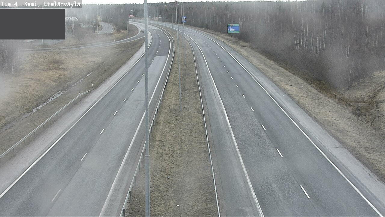 Weather Camera Image Road 4 Kemi, Etelänväylä, Kemi, Lappi