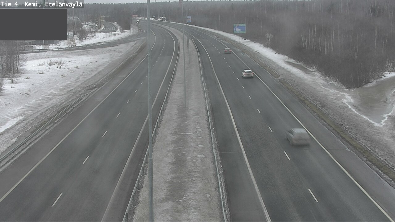 Weather Camera Image Väg 4 Kemi, Etelänväylä, Kemi, Lappi