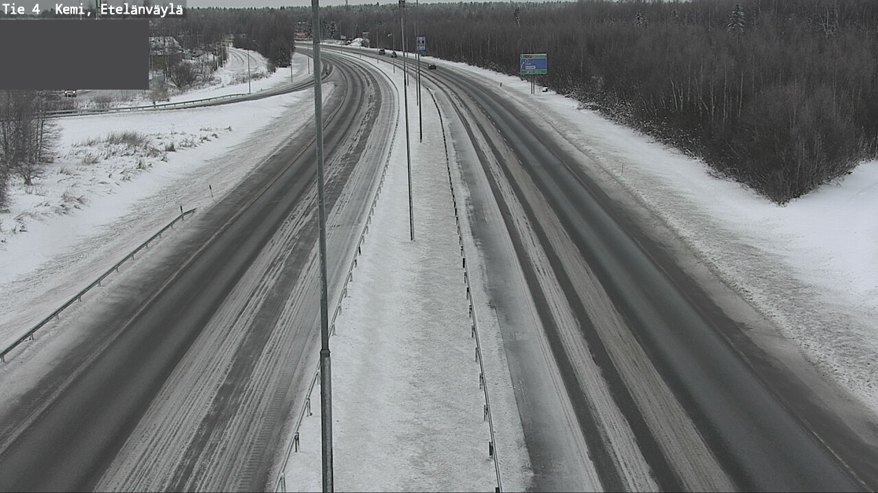 Weather Camera Image Väg 4 Kemi, Etelänväylä, Kemi, Lappi