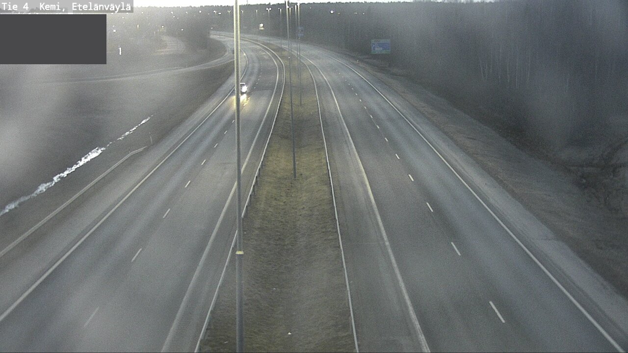 Weather Camera Image Road 4 Kemi, Etelänväylä, Kemi, Lappi