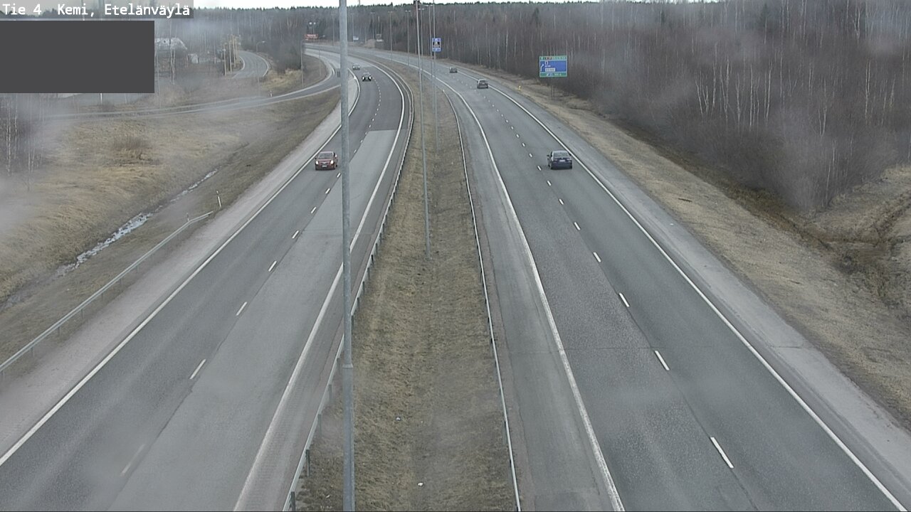 Weather Camera Image Road 4 Kemi, Etelänväylä, Kemi, Lappi