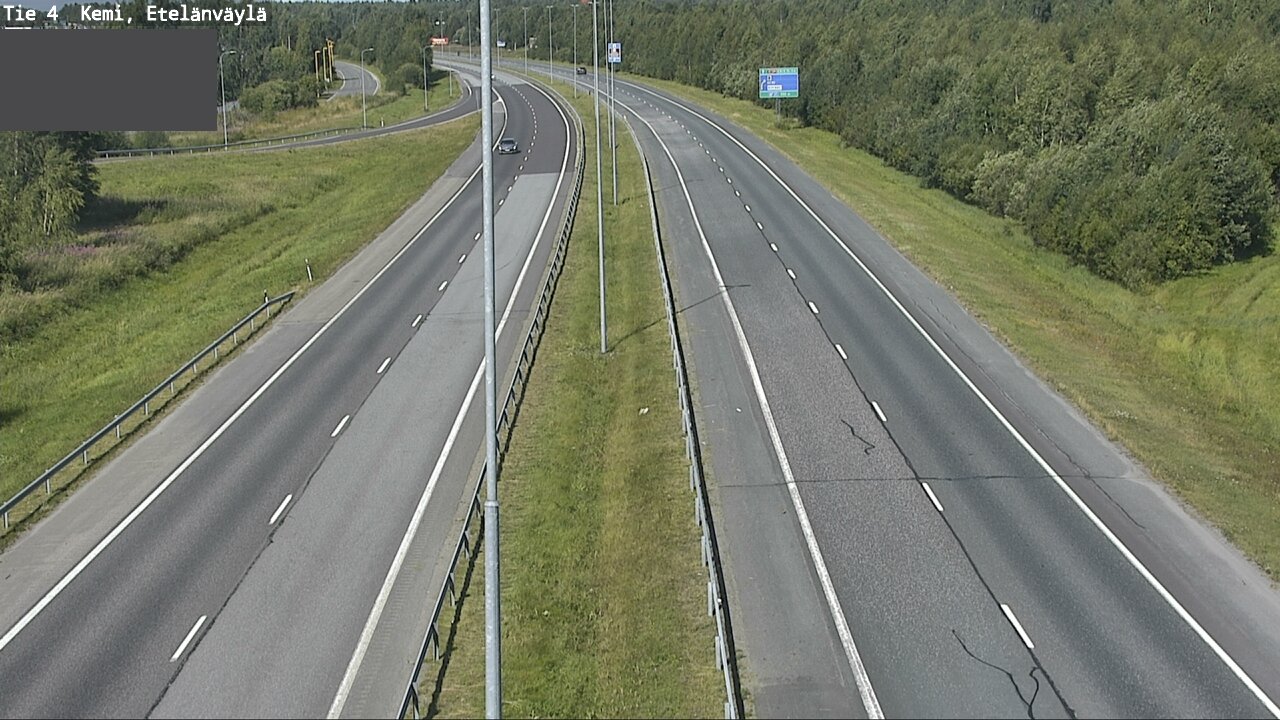 Weather Camera Image Väg 4 Kemi, Etelänväylä, Kemi, Lappi