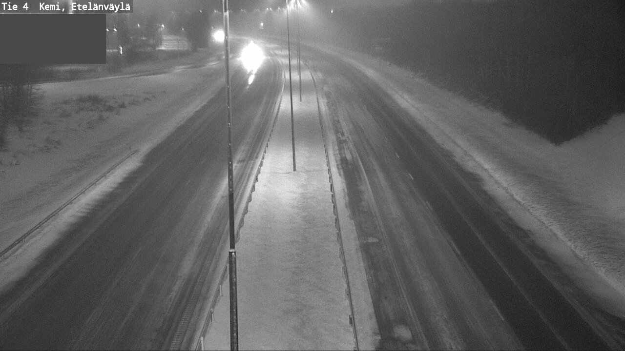 Weather Camera Image Road 4 Kemi, Etelänväylä, Kemi, Lappi