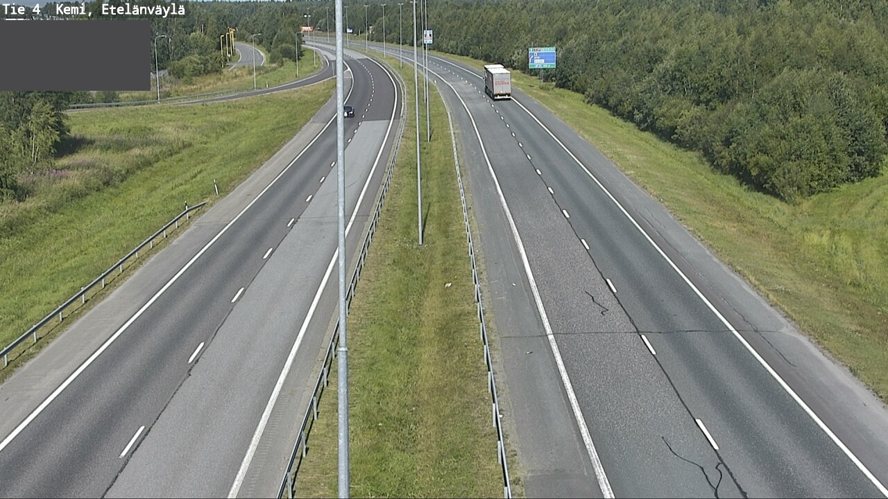 Weather Camera Image Väg 4 Kemi, Etelänväylä, Kemi, Lappi