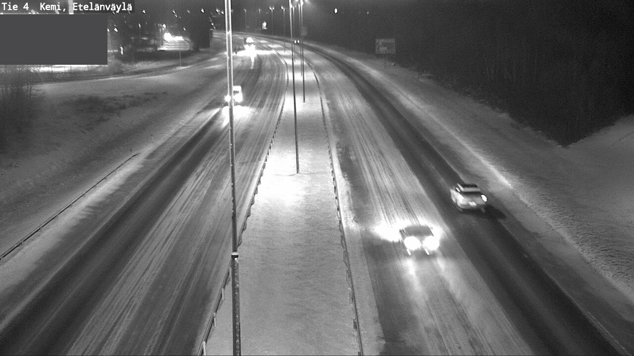Weather Camera Image Road 4 Kemi, Etelänväylä, Kemi, Lappi