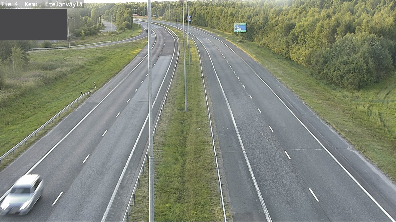 Weather Camera Image Väg 4 Kemi, Etelänväylä, Kemi, Lappi
