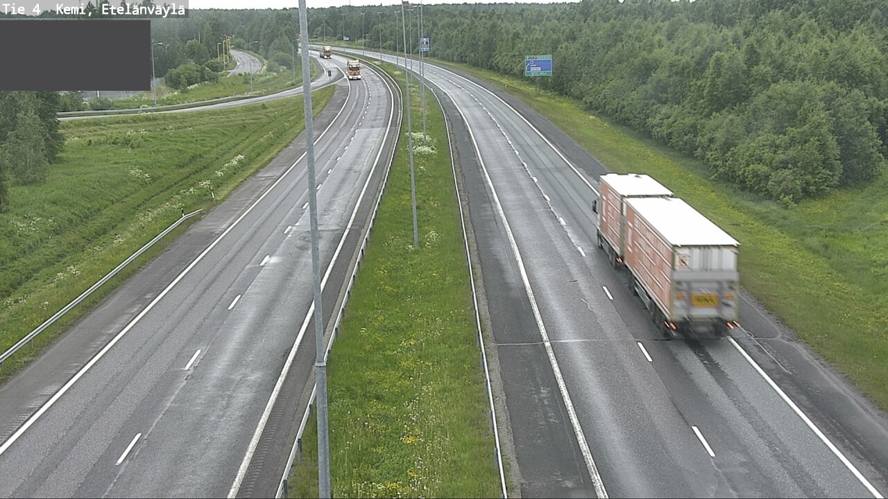 Kelikamerat Kuva Tie 4 Kemi, Etelänväylä, Kemi, Lappi