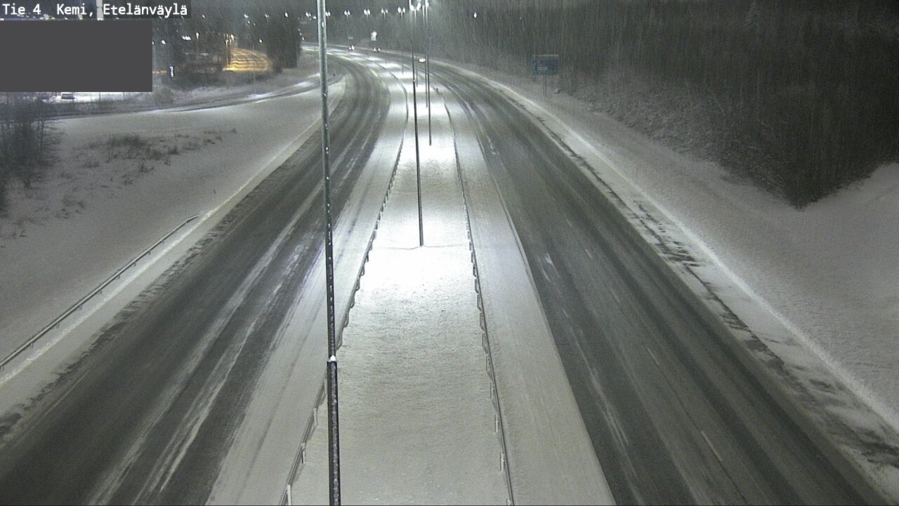 Weather Camera Image Road 4 Kemi, Etelänväylä, Kemi, Lappi