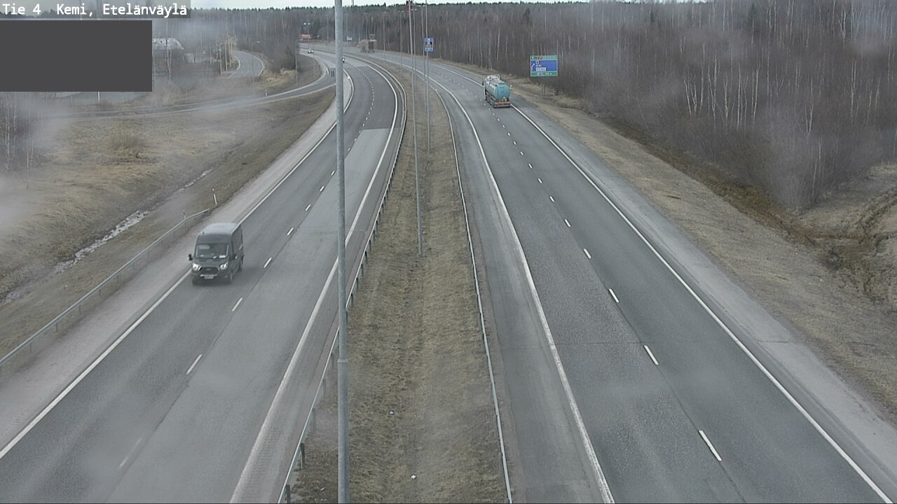 Kelikamerat Kuva Tie 4 Kemi, Etelänväylä, Kemi, Lappi