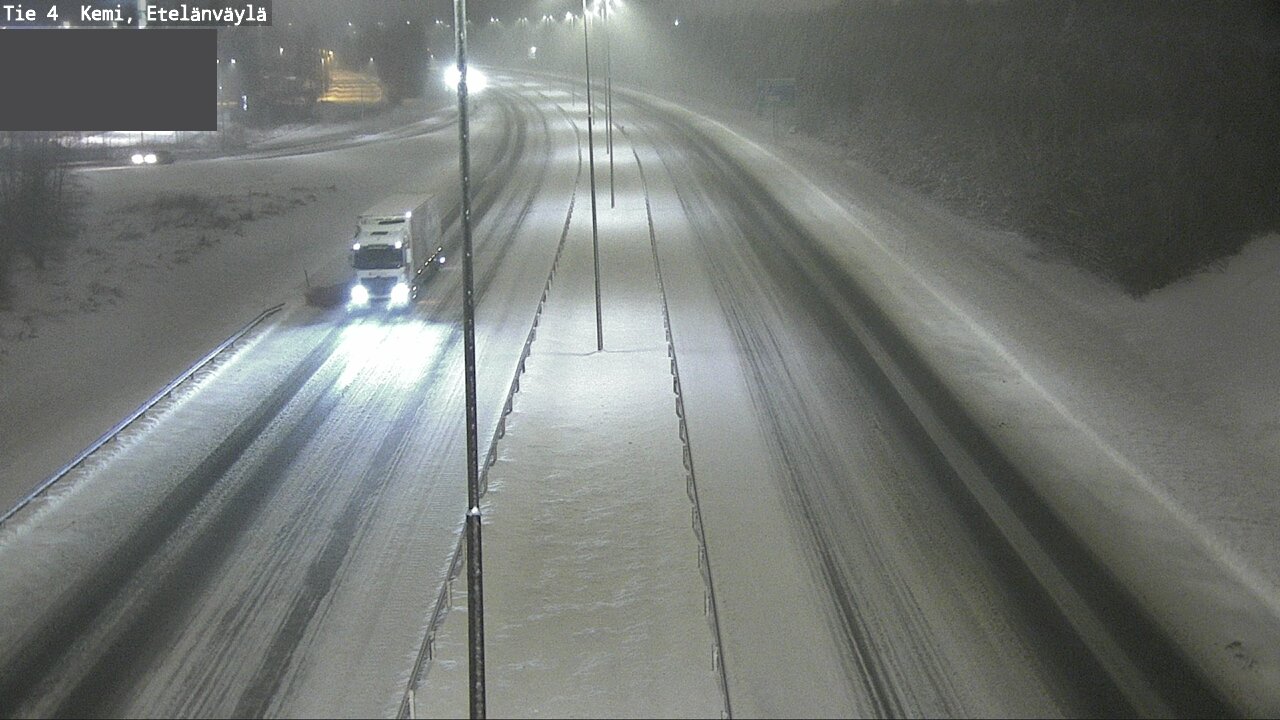 Weather Camera Image Road 4 Kemi, Etelänväylä, Kemi, Lappi