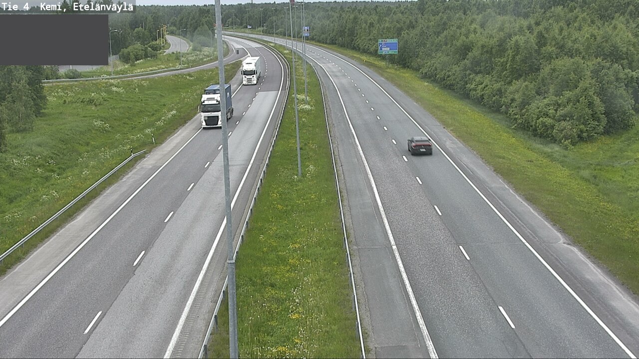 Kelikamerat Kuva Tie 4 Kemi, Etelänväylä, Kemi, Lappi