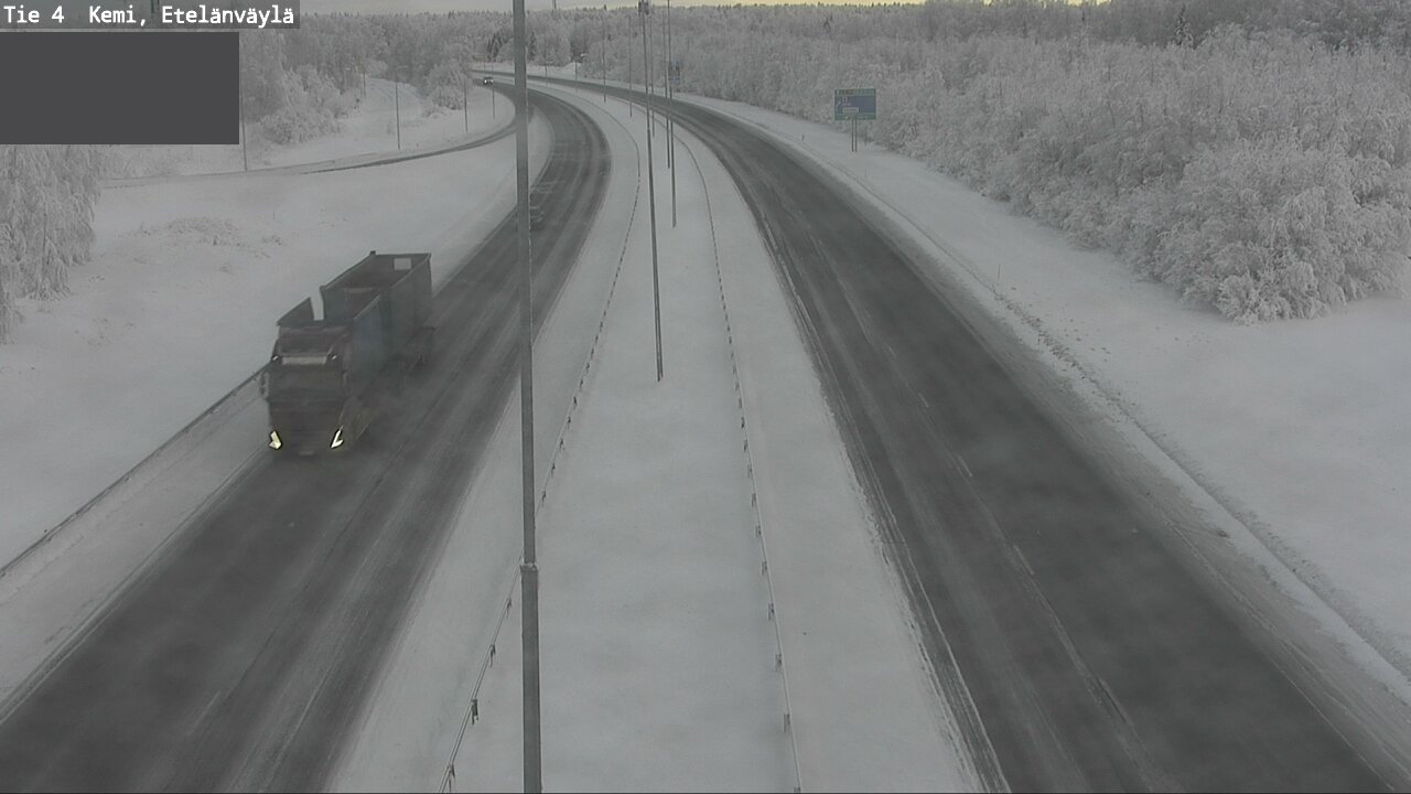 Kelikamerat Kuva Tie 4 Kemi, Etelänväylä, Kemi, Lappi