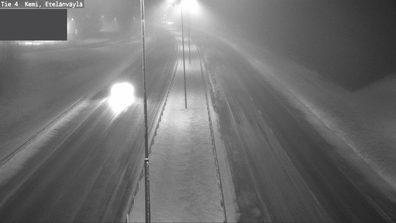 Weather Camera Image Road 4 Kemi, Etelänväylä, Kemi, Lappi