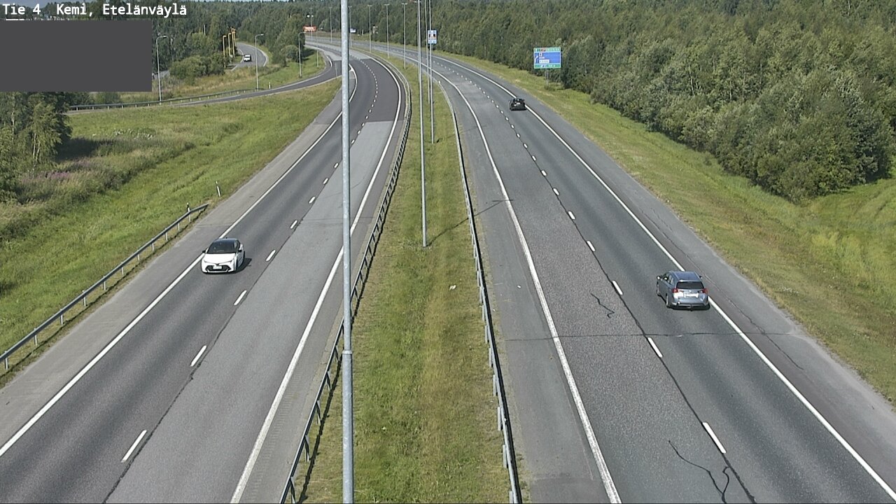 Weather Camera Image Väg 4 Kemi, Etelänväylä, Kemi, Lappi