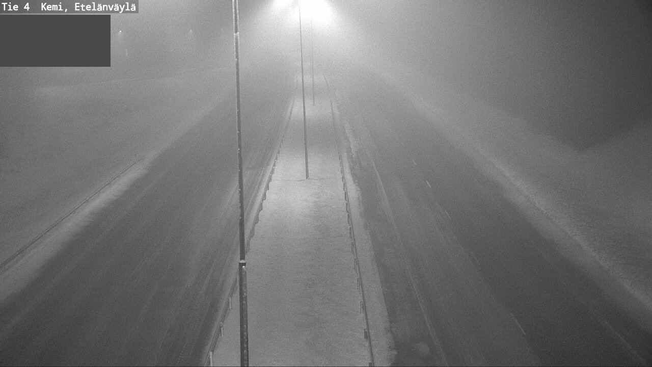 Weather Camera Image Road 4 Kemi, Etelänväylä, Kemi, Lappi