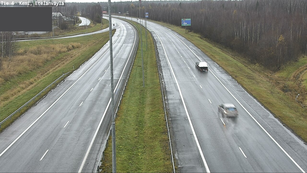 Weather Camera Image Väg 4 Kemi, Etelänväylä, Kemi, Lappi