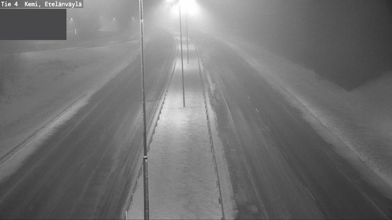 Weather Camera Image Road 4 Kemi, Etelänväylä, Kemi, Lappi