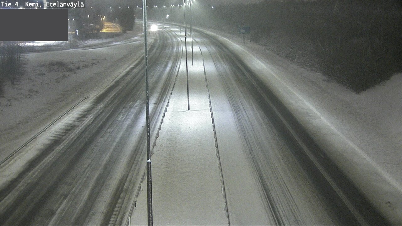 Weather Camera Image Road 4 Kemi, Etelänväylä, Kemi, Lappi