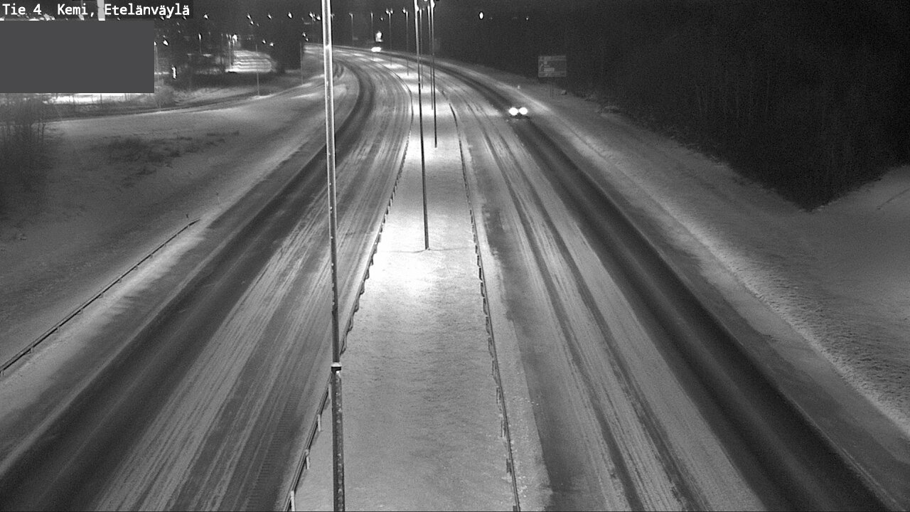 Weather Camera Image Road 4 Kemi, Etelänväylä, Kemi, Lappi
