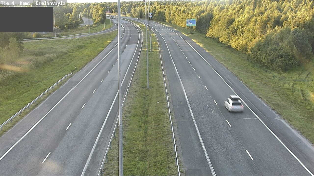 Weather Camera Image Väg 4 Kemi, Etelänväylä, Kemi, Lappi