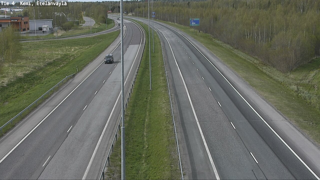 Weather Camera Image Road 4 Kemi, Etelänväylä, Kemi, Lappi