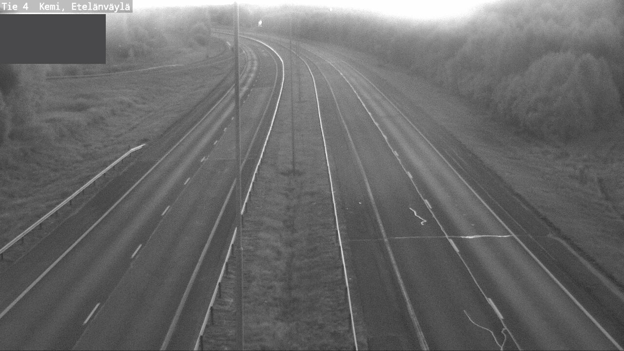 Weather Camera Image Väg 4 Kemi, Etelänväylä, Kemi, Lappi